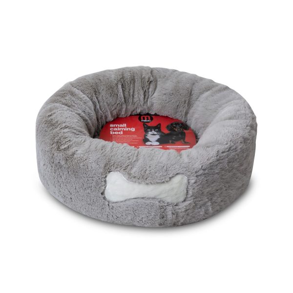 Calming Donut Bed S Grey