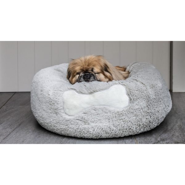 Calming Donut Bed M Grey