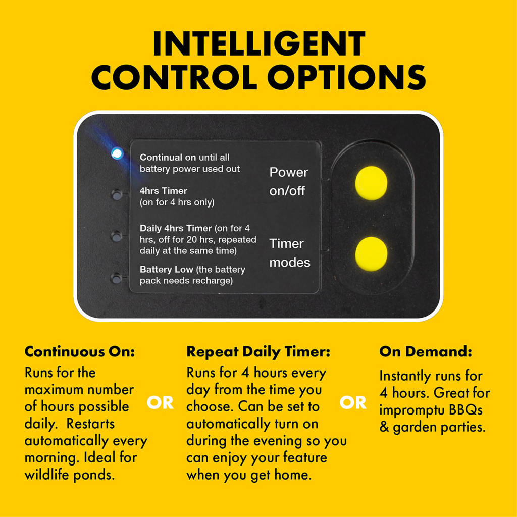 Blagdon Liberty Solar 500 Pond Pump and LED Light - Image 6